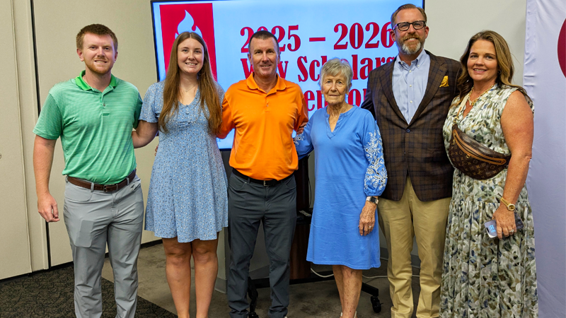 Way Family Scholarship recipients